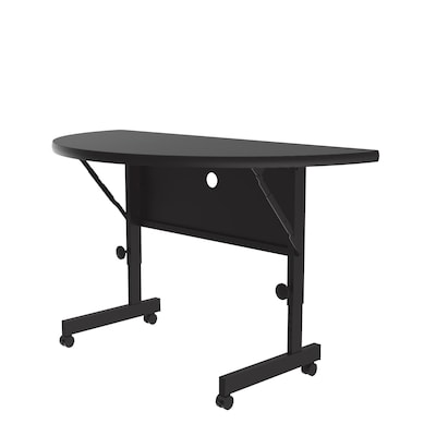 Correll Folding Table, 48x24 , Black Granite (FT2448TFHR-07)