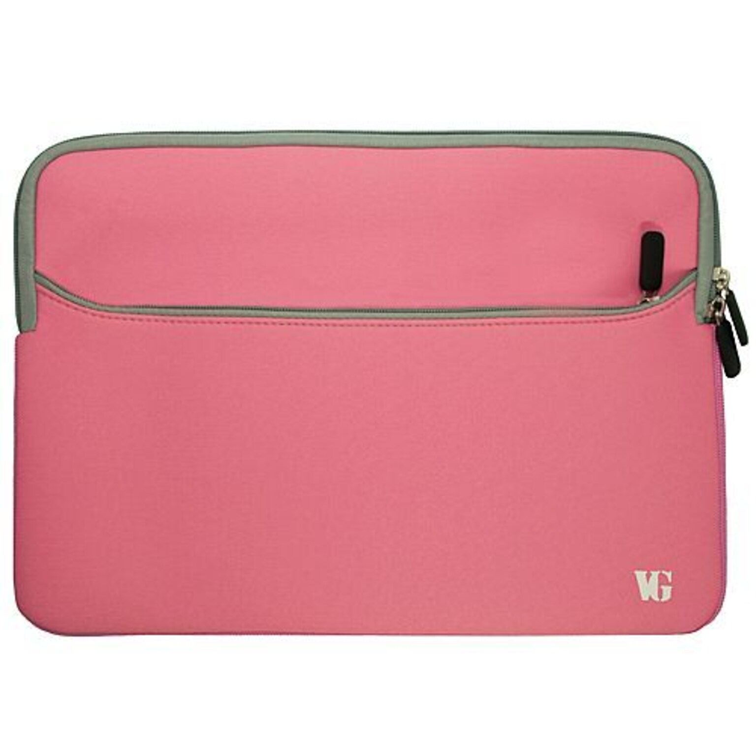 Vangoddy Laptop Carrying Sleeve with Front Pocket Fits up to 17 Laptops (Pink)