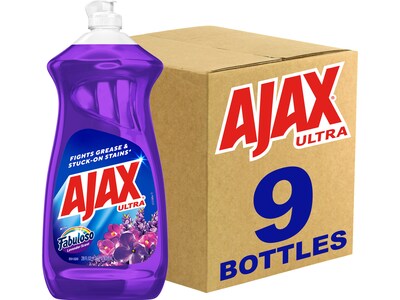 Ajax Ultra Dish Soap, Fabuloso Lavender, 28 fl. oz, 9/Carton (61037540CT)