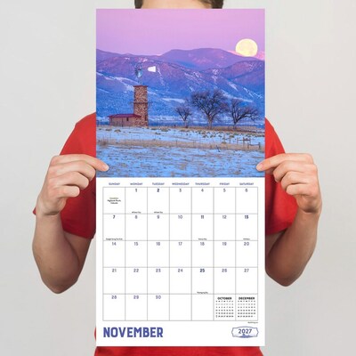 2027 TF Publishing Ranch Life 12" x 12" Monthly Wall Calendar, Multicolored (27-1042)