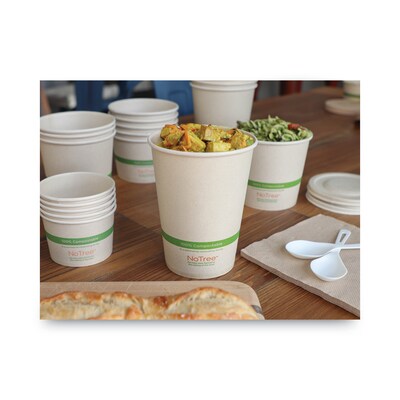 World Centric No Tree Sugarcane Bowl, 32 oz., Natural, 500/Carton (WORBOSU32)