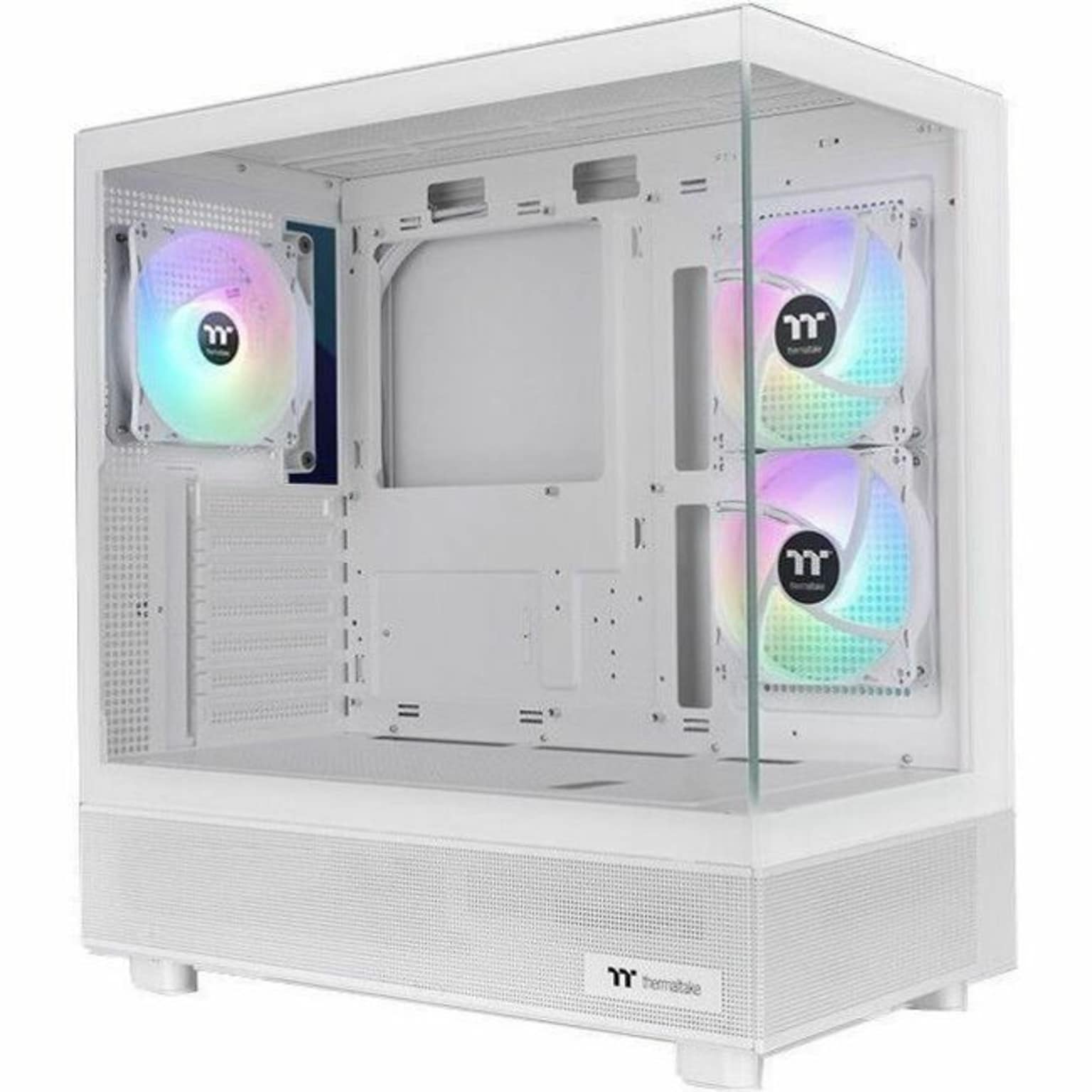 Thermaltake View 270 Plus TG ARGB ATX Mid-Tower Computer Case, Snow (CA-1Y7-00M6WN-01)