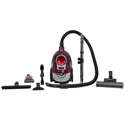 Atrix Vortex Red Canister Vacuum, Bagless, Red (VR25BCV)