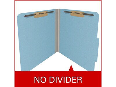 Medical Arts Press Pressboard Classification Folder, 2" Expansion, Letter Size, Blue, 25/Box (DV-T42-02-3BLU)