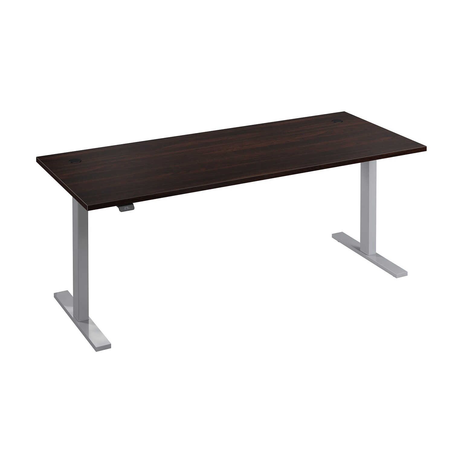 Bush Business Furniture Move 60 Series 72W Electric Height Adjustable Standing Desk, Black Walnut/Cool Gray (M6S7230BWSK)