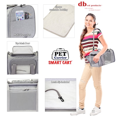 Dbest Smart Cart Pet Carrier, Grey (01-966)