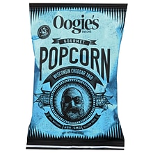 Oogies Snacks Wisconsin Cheddar 1848 Popcorn, 1 oz., 20 Bags/Box (856856001179)