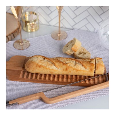 Reversible Cutting and Serving Board with 2-Way Knife