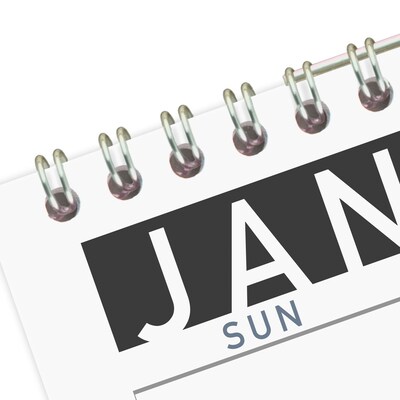 2026 AT-A-GLANCE Contemporary 12" x 27" Three-Month Wall Calendar, White/Black (PM11X-28-26)