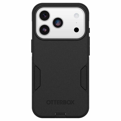 OtterBox Commuter Series MagSafe Case for iPhone 17 Pro, Shock Absorbing, Black (77-98326)
