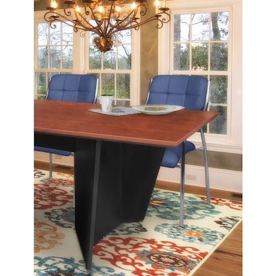 Regency Array 120W x 48D Conference Table with Grommet, Cherry/Black (ACT12048CHBK)