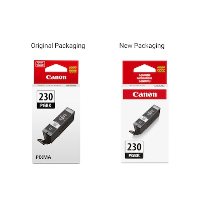 Canon Genuine PGI-230 Pigment Black Standard Yield Ink Cartridge (6674C001)
