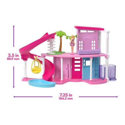 Mattel ?Barbie Plastic Mini Barbieland Doll House Playsets, 4/Pack (HYF45-CASE)