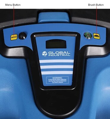 Global Industrial Auto Walk-Behind Floor Scrubber, 20" Cleaning Path (641264)