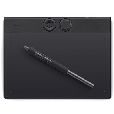 Wacom Intuos Pro 7.4 x 4.1 Graphics Tablet, Black (PTK470K0A)