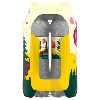 Poland Spring Pomegranate Lemonade Sparkling Purified Water, 16.9 oz., 24/Carton (12349576)
