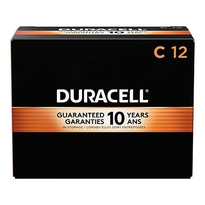 Duracell Coppertop C Alkaline Batteries, 12/Pack (MN1400)