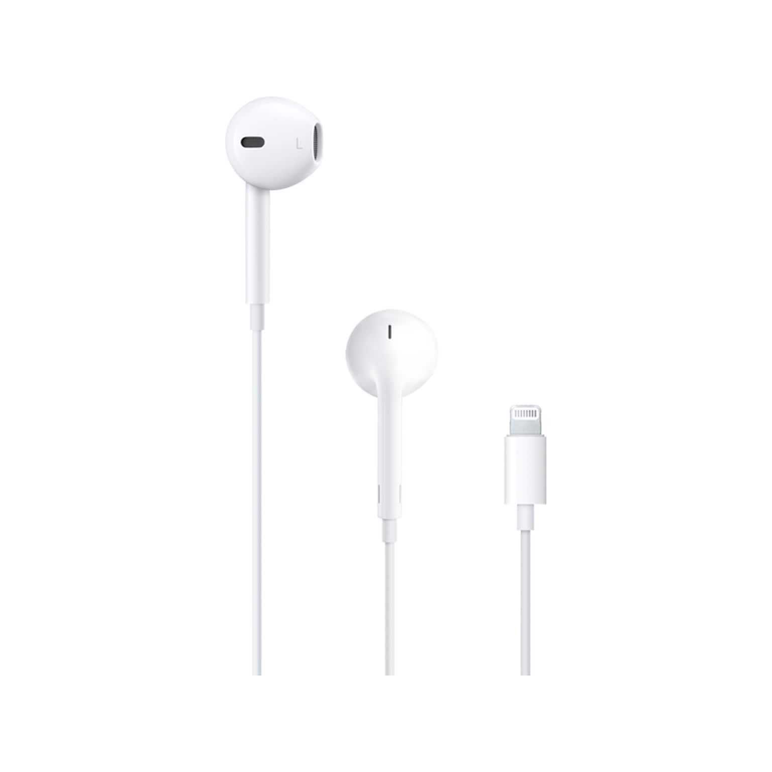 Apple EarPods Earbud Headphones, White (MWTY3AM/A)