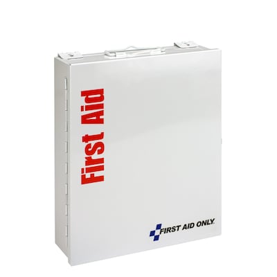 SmartCompliance Metal First Aid Cabinet without Medication, ANSI Class A, 25 People, 95 Pieces (90578-021)