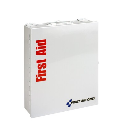 SmartCompliance Metal First Aid Cabinet, ANSI Class A, 25 People, 95 Pieces (90578-021)