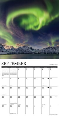 2026 Willow Creek Northern Lights 12" x 12" Monthly Wall Calendar (52198X)