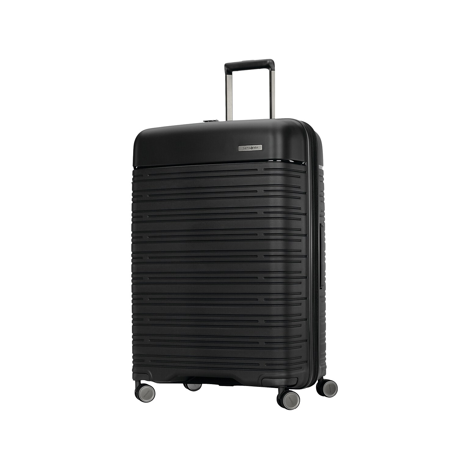 Samsonite Elevation Plus 29.5 Hardside Suitcase, 4-Wheeled Spinner, TSA Checkpoint Friendly, Triple Black (142911-2620)