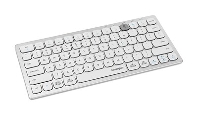 Kensington Multi-Device Dual Wireless Compact Keyboard, Silver (K75504US)