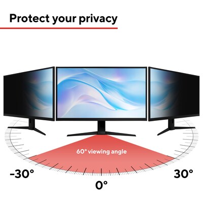 Staples TECH Anti-Glare Privacy Filter for 22 Widescreen Monitor (16:10) (ST62134-CC)