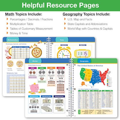 2026-2027 Global Printed Products Earth 8.5" x 11" Academic Year Weekly & Monthly Student Planner, Paperboard Cover