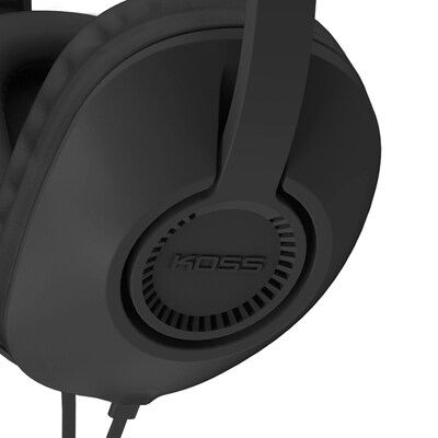 KOSS Over-Ear Headphones with Microphone and In-Line Remote, Black (UR23i)