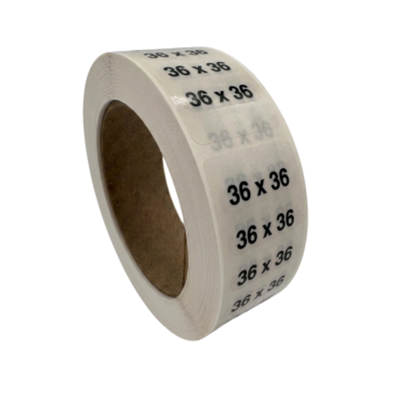 Nahanco 36 x 36 Plastic Size Marker, Clear/Black/White, 250/Roll (DSM-305)