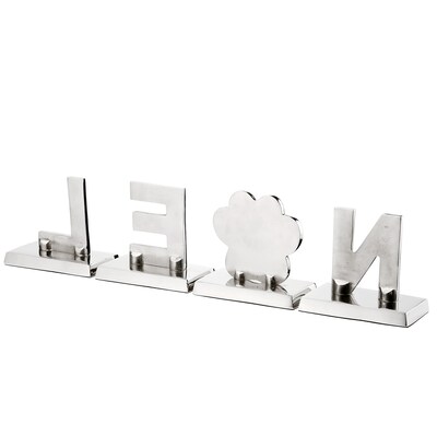 National Tree Company 5" Gold Sparkle NOEL Stocking Holders, 4-Pieces (MO57-MAE20213-1)