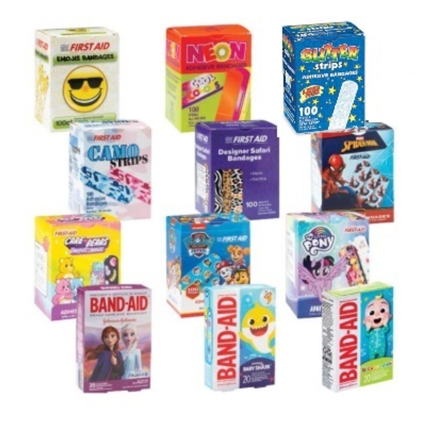 SmileMakers Ultimate Sampler Adhesive Bandages, Assorted, 960/Pack (BC10)