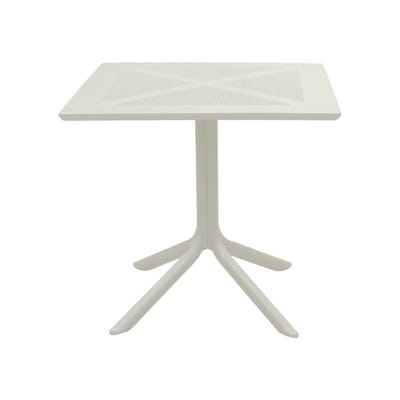 Regency Niche Terrace Square Bistro Table, 31.5D x 31.5W, White Down (TOB3131WH)