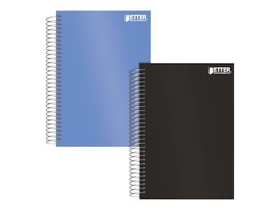 Better Office 1-Subject Notebooks, 4.38 x 7, College Ruled, 100 Sheets, 2/Pack (25792-2PK)