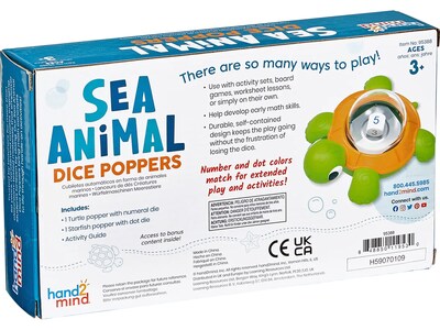 hand2mind Sea Animal Dice Poppers (95388)