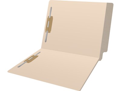 Medical Arts Press Reinforced End Tab File Folder, Straight-Cut, Letter Size, Manila/Gray, 50/Box (S-09473-GRY)