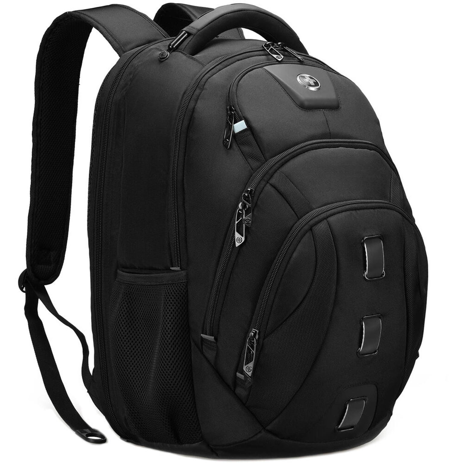 SwissDigital Pixel Pro Business Travel Laptop Backpack, Large, Black (SD1644FB-01)
