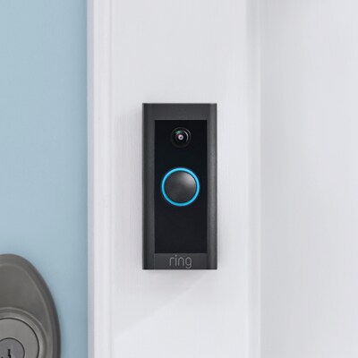 Ring WiFi Smart Video Doorbell & Chime, Black (B09NLDYGHQ)