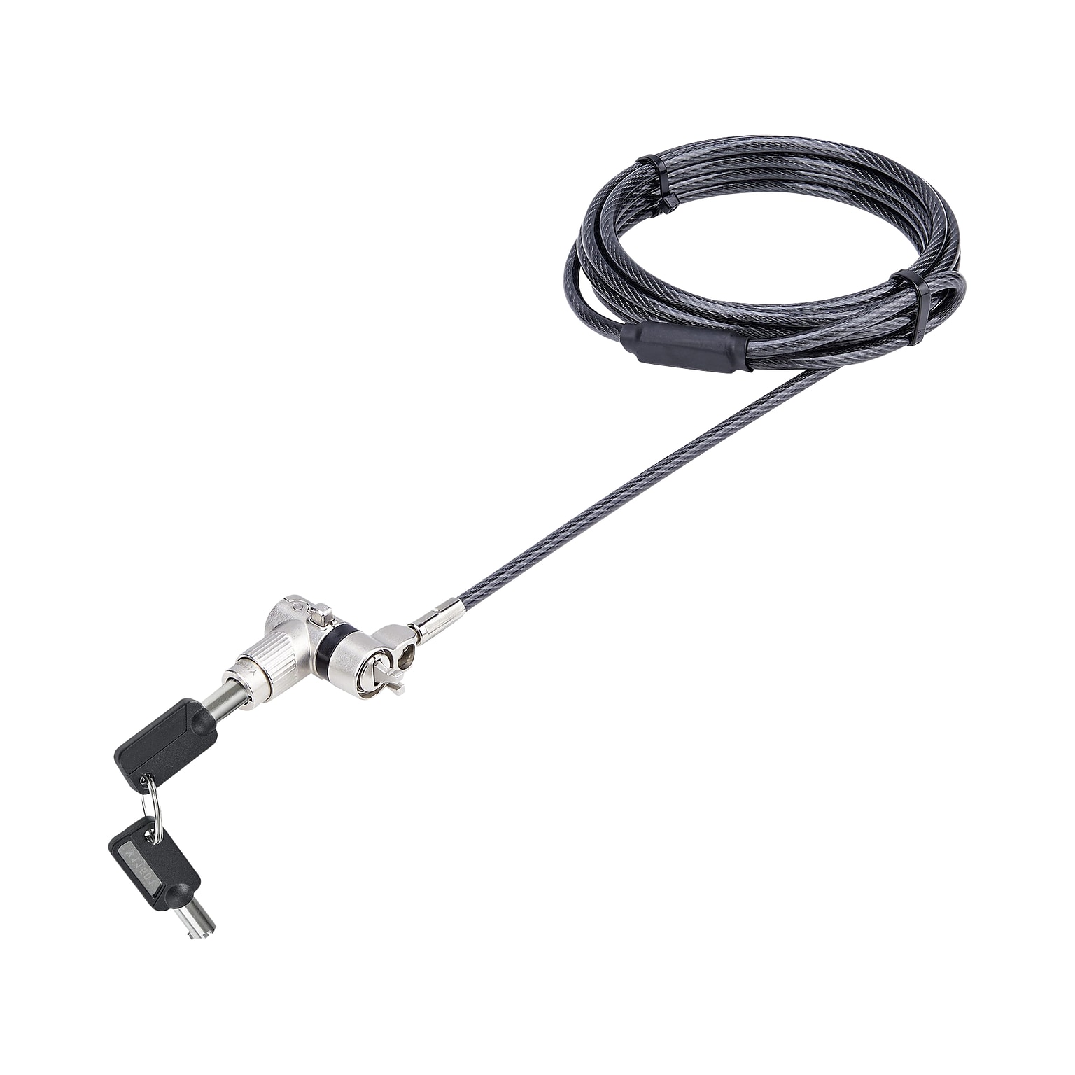 StarTech Universal Keyed Laptop Cable Lock, 6.6 ft. (UNIVK-LAPTOP-LOCK)