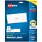 Avery Easy Peel Inkjet Address Labels, 1 x 4, White, 20 Labels/Sheet, 25 Sheets/Pack (8161)