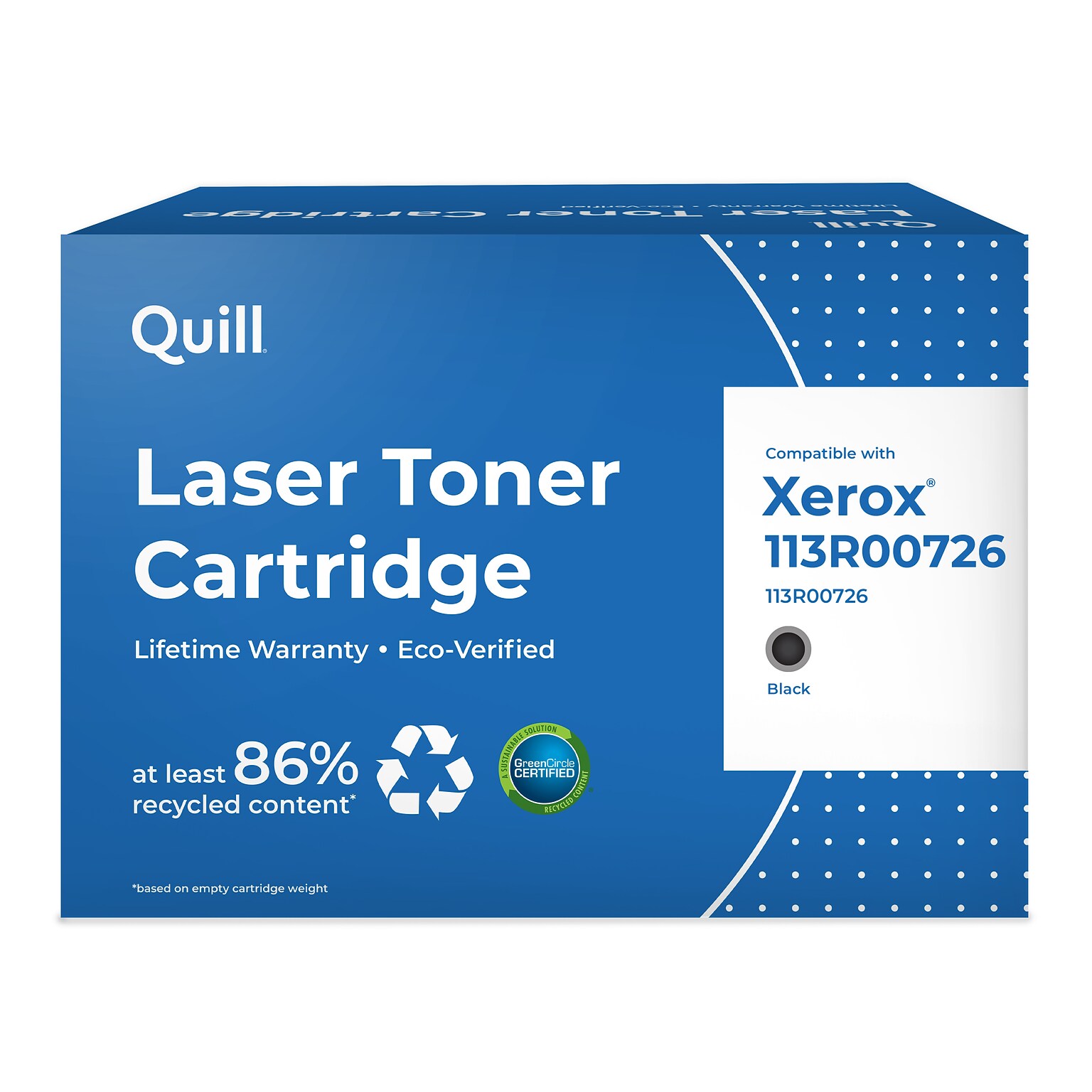 Quill Brand Compatible Xerox® 113R00726 Black High Yield Toner Cartridge (100% Satisfaction Guaranteed)