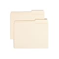 Smead File Folders, 2/5-Cut Tab, Letter Size, Manila, 100/Box (10385)