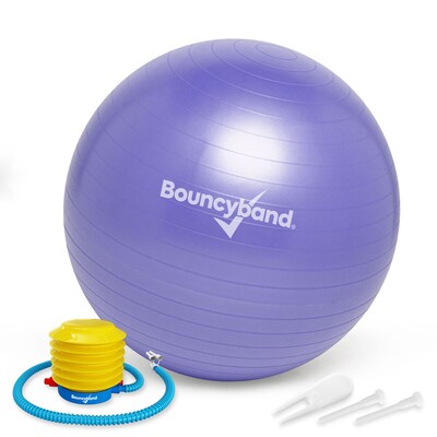 Bouncy Bands Balance Ball, 55cm, Purple (BBAWBS55PU)