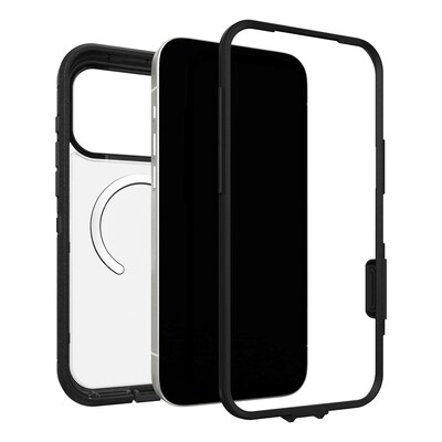OtterBox Defender XT Series MagSafe Case for iPhone 17 Pro Max, Shock Absorbing, Black/Clear (76-000103)