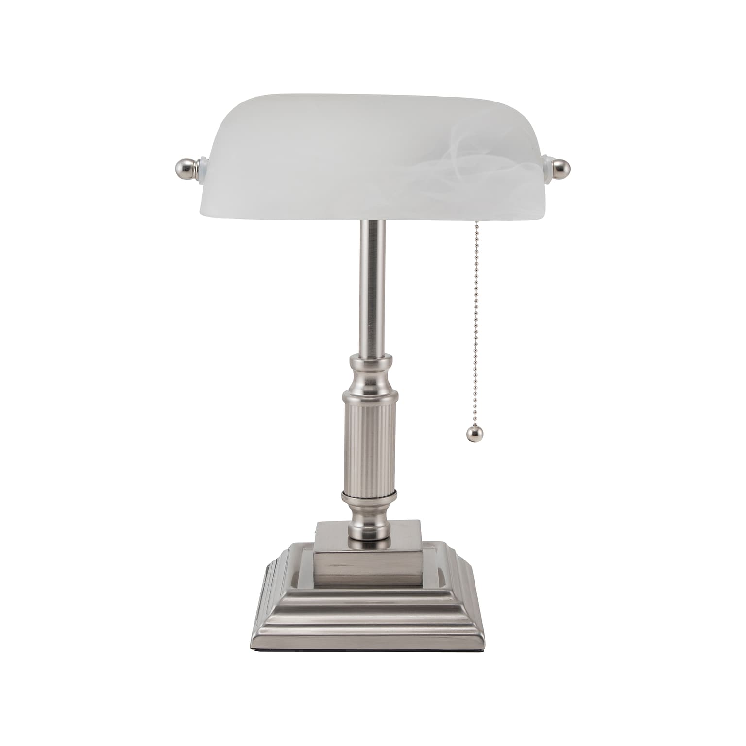 V-Light LED Desk Lamp, 14.8H, White Brushed Nickel (8VS688029BN)