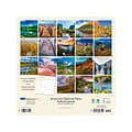 2023-2024 Plato Americas National Parks 12 x 12 Academic & Calendar Monthly Wall Calendar (978197