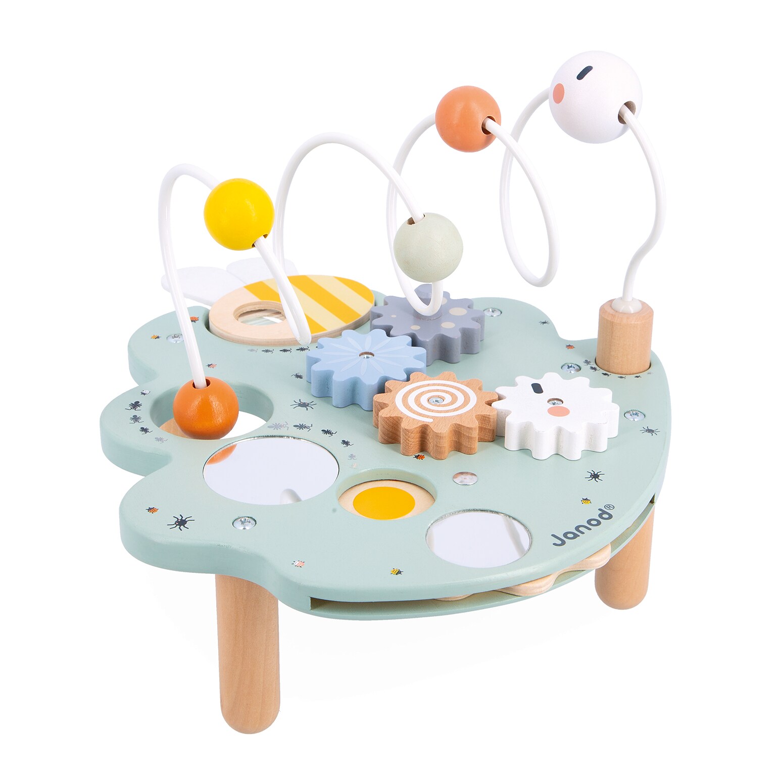 Janod Sweet Cocoon Multi-Activity Leaf Station, Multicolored (JND04056)