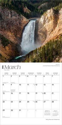 2026 BrownTrout Rocky Mountain Wilderness 12" x 12" Monthly Wall Calendar (9798330705368)