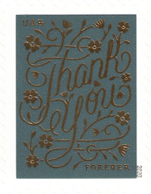USPS Thank You Forever 20 Postage Stamps (FOR-THANKYOU-20)